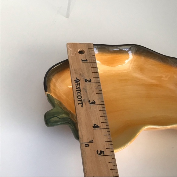 Clay Art of South San Francisco Hand-Painted Ceramic "Chili Pepper" Salsa Bowl - Picture 11 of 11